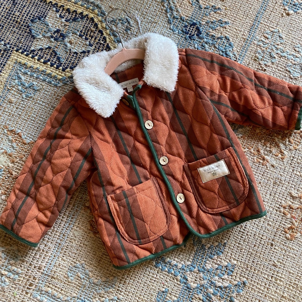Wild Wawa Toddler Quilted Jacket